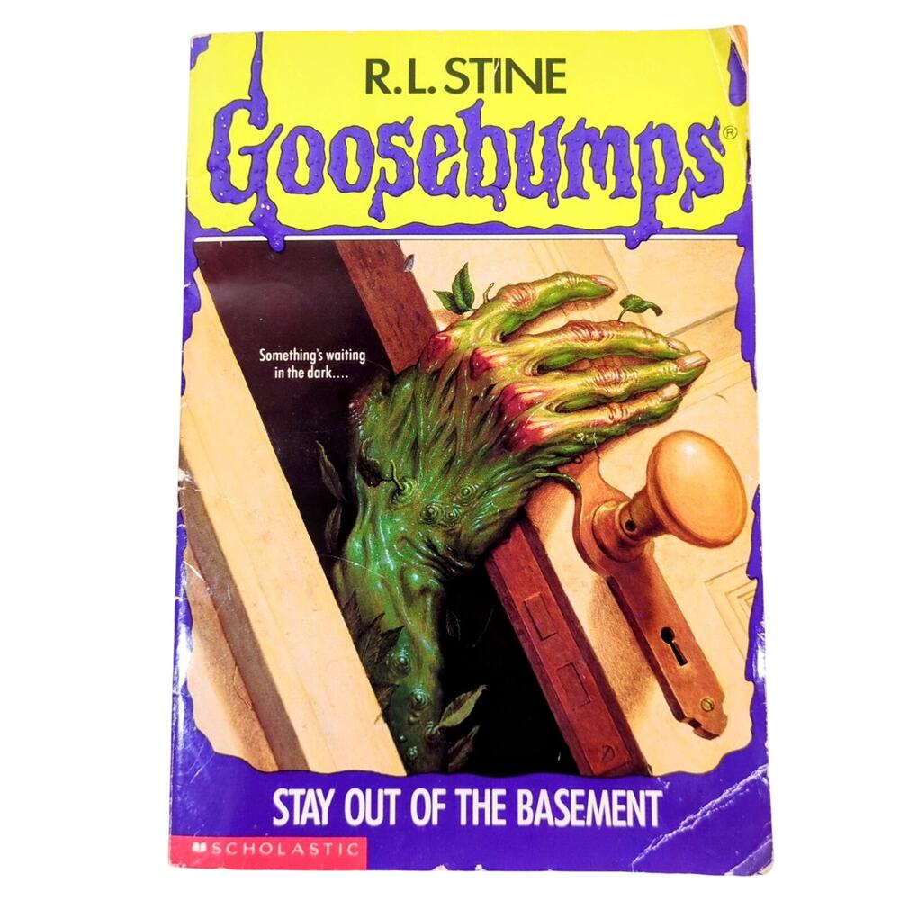 Goosebumps Stay Out of the Basement RL Stine 1992 First Scholastic Printing PB
